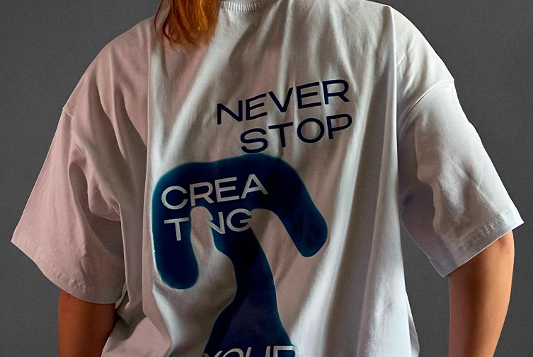 Печать принта на футболке — о!печатка